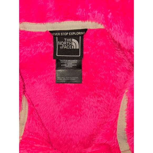 The North Face Womens Pink Fuzzy Full-Zip Jacket Medium - Picture 5 of 10